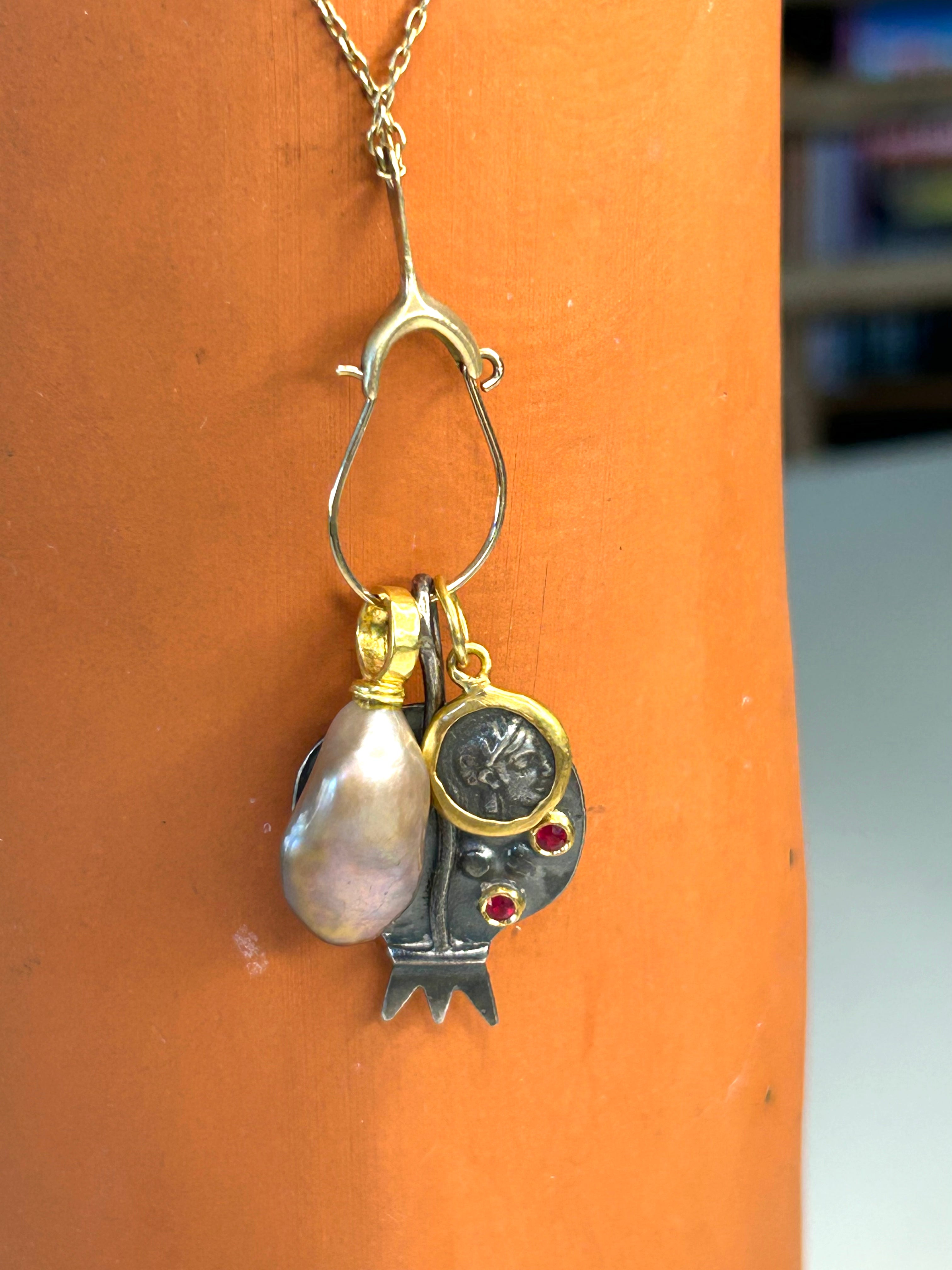 Ode to Athena Nike Necklace