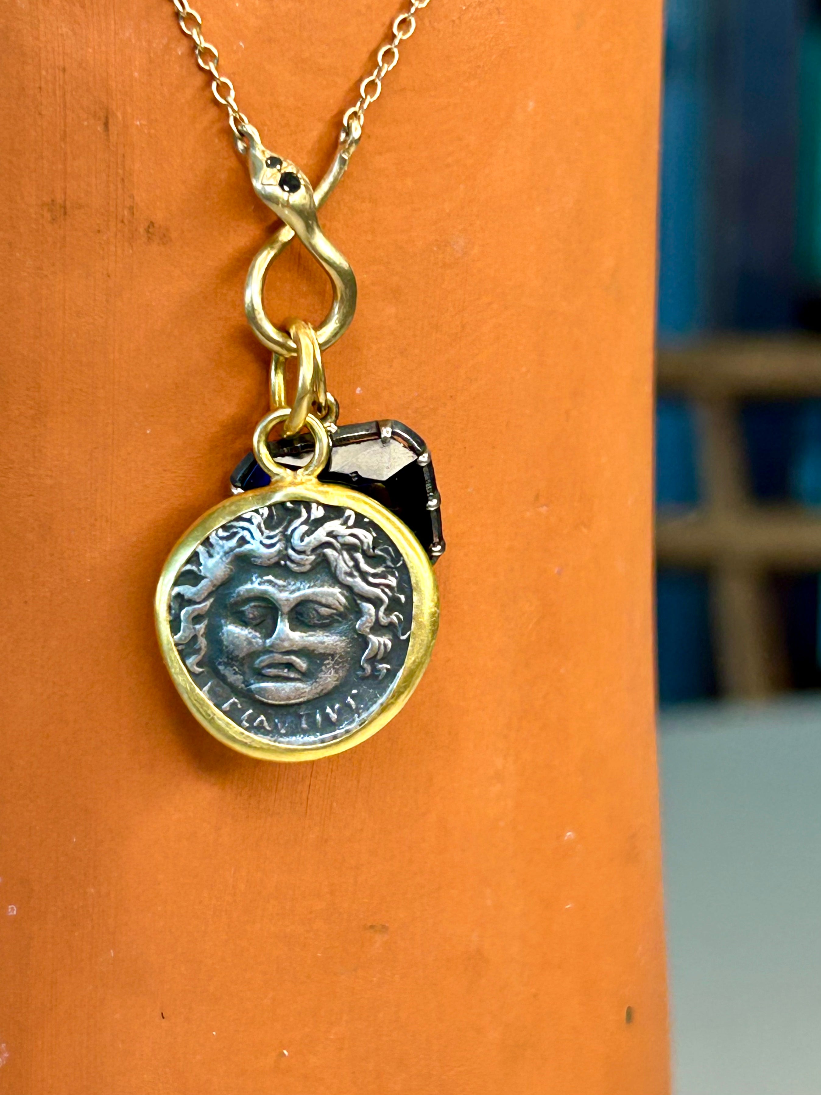 Medusa with Snake Charm Holder