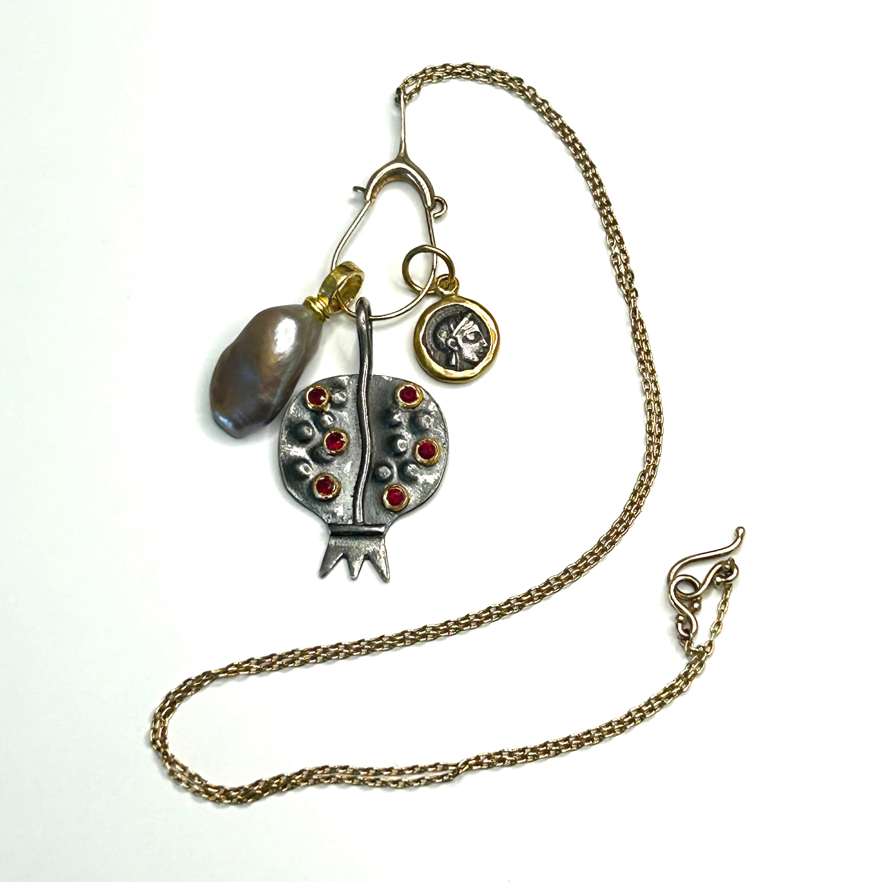 Ode to Athena Nike Necklace