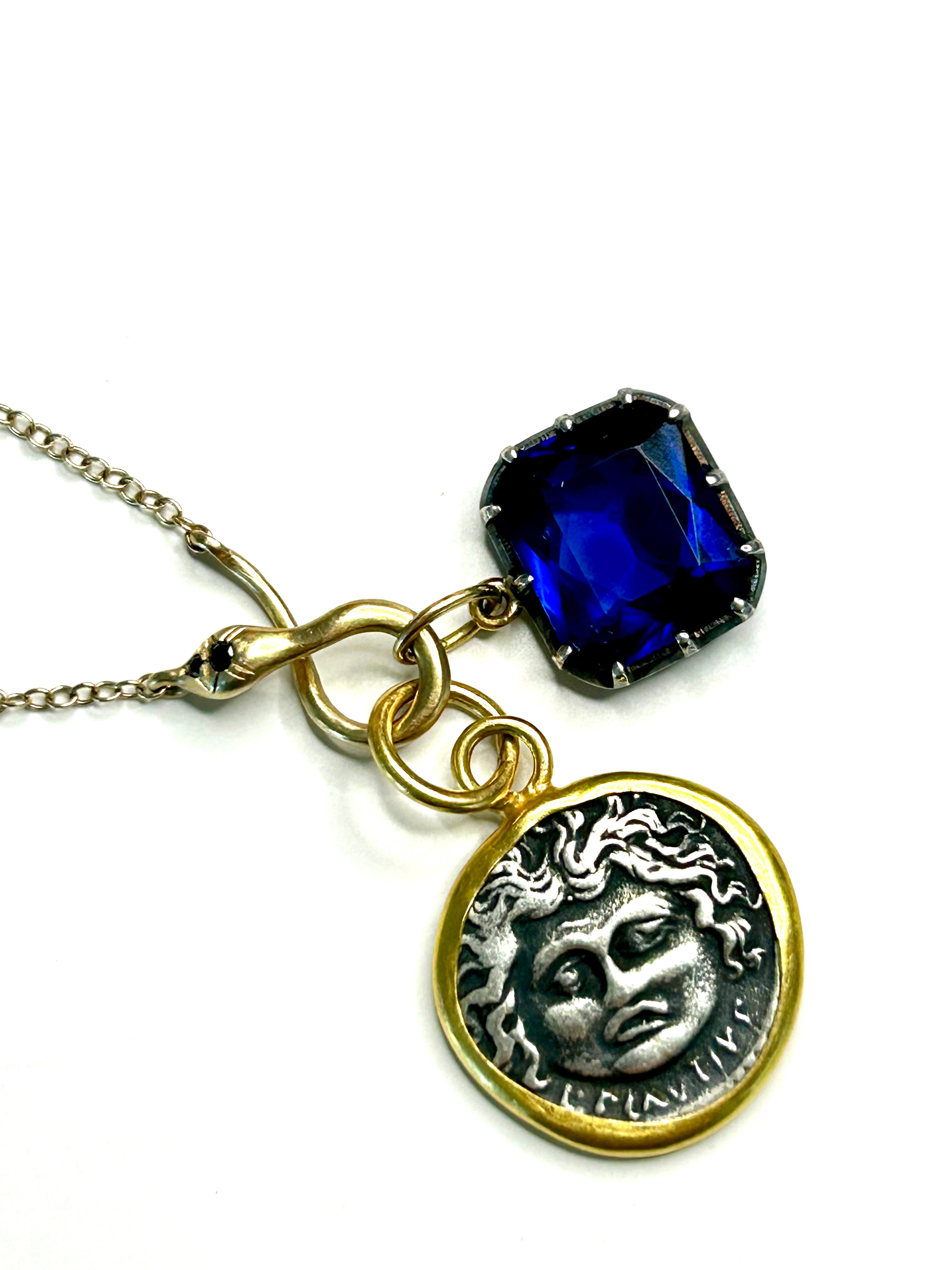 Medusa with Snake Charm Holder
