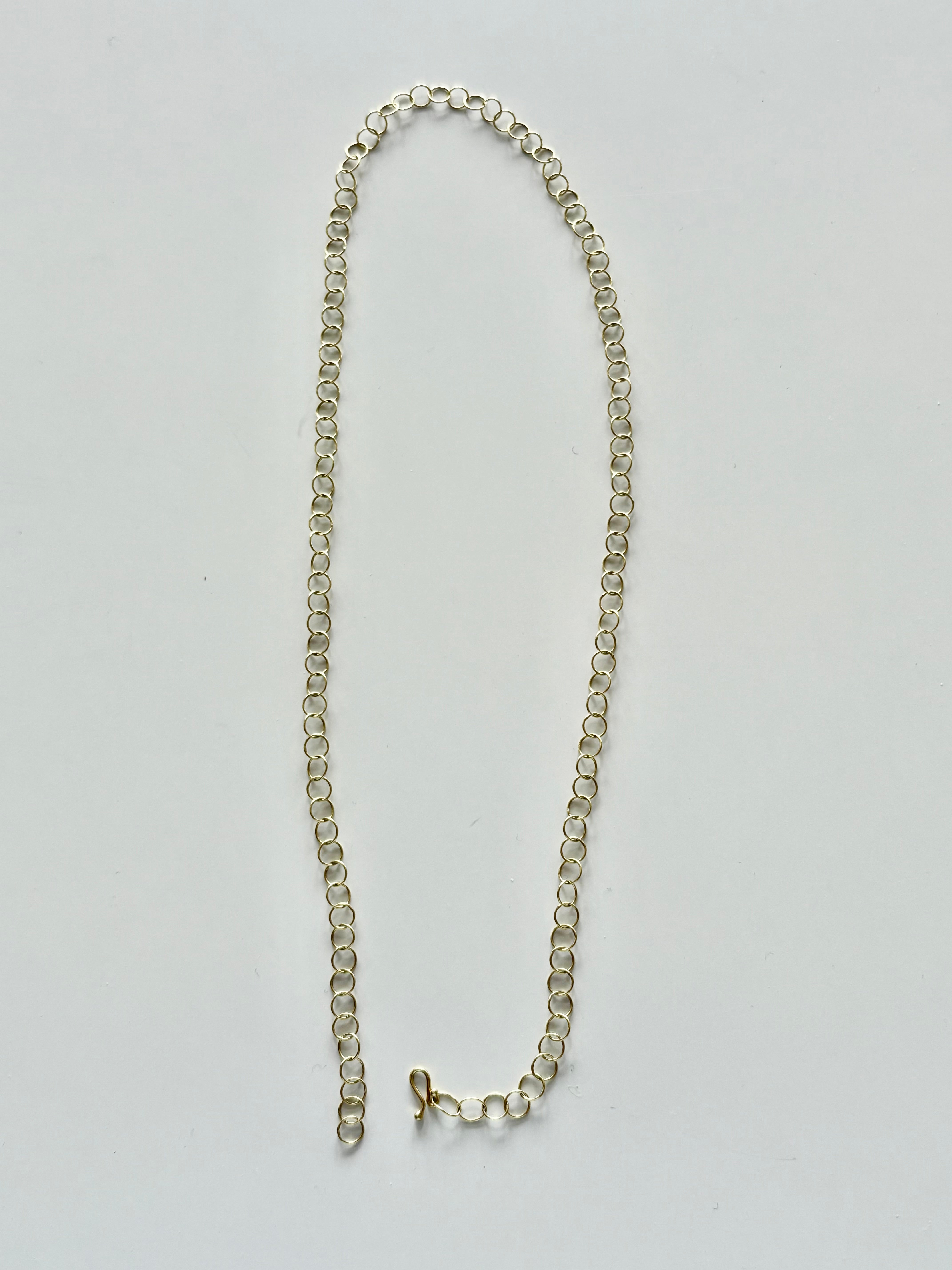 18k Gold Rolo Chain 19.5"